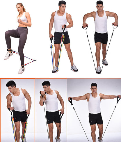 Portable Fitness Rally Resistance Band Training Set