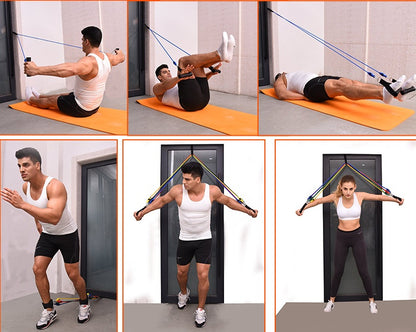 Portable Fitness Rally Resistance Band Training Set