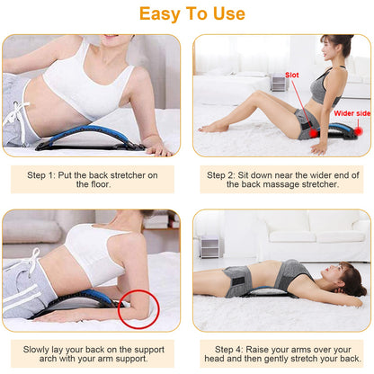 Adjustable Lumbar Back Stretching Support