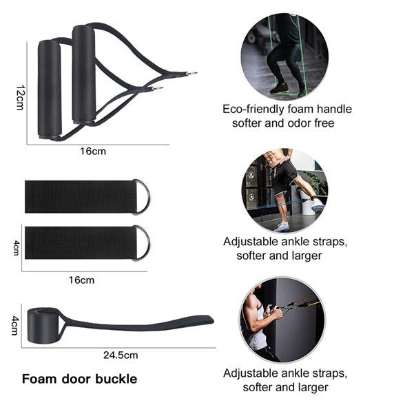 Portable Fitness Rally Resistance Band Training Set