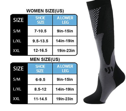 Graduated Compression Socks for Men & Women