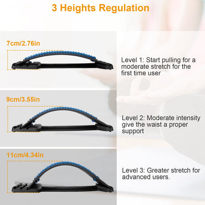 Adjustable Lumbar Back Stretching Support