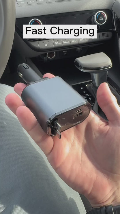 100W Dual-Port Car Charger